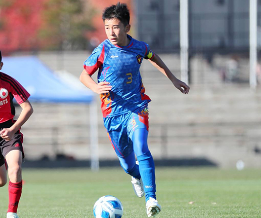 西村さん：全国小学生サッカー選手権出場